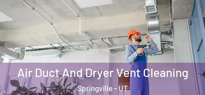  Air Duct And Dryer Vent Cleaning Springville - UT
