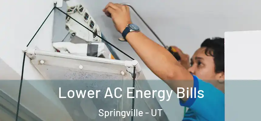  Lower AC Energy Bills Springville - UT
